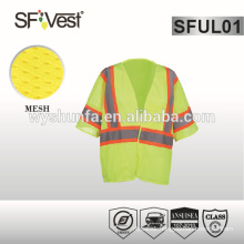 protective clothing road safety equipment traffic safety vest with 100% polyester tricot